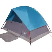 vidaXL Koepeltent 4-persoons waterdicht blauw