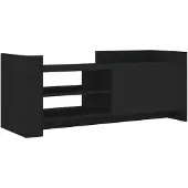 vidaXL Tv-meubel 100x35x40 cm bewerkt hout zwart