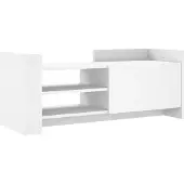 vidaXL Tv-meubel 100x35x40 cm bewerkt hout wit