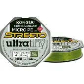 Konger Streeto Tiny Vlechtlijn 0.04mm - 150m - Olijfgroen