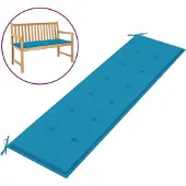 vidaXL Tuinbankkussen 180x50x3 cm oxford stof blauw