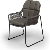 Tierra Outdoor Eettafelstoel Rivera Antraciet