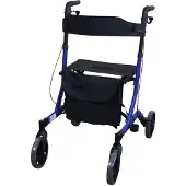 Aidapt Rollator - Lichtgewicht en opvouwbaar - Blauw