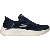 SKECHERS Sneakers laag 'Go Walk Flex - Grand Entry' navy / wit