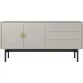 Selsey STOON - TV-meubel - 3 lades - grijs beige