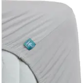 Beddinghouse Topper Hoeslaken Light Grey (Stretch Jersey)-200 x 200/220 cm