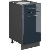 Vicco Fame-Line Keukenonderkast – 40 cm zonder werkblad Donkerblauw hoogglans