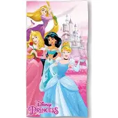 Disney Princess strandlaken - sneldrogend - Prinsessen badhanddoek - 70 x 140 cm.