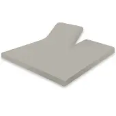 Eleganzzz Splittopper Hoeslaken Jersey Katoen Stretch - mushroom 160x200cm