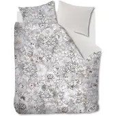 Rivièra Maison Dekbedovertrek Flourish Zand Katoen-200 x 200 / 220 cm | 2-Persoons
