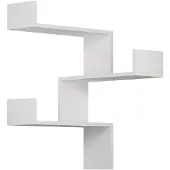 CALICOSY Hoekwandrek met 3 planken h90 cm luska