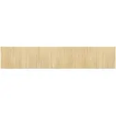 vidaXL Vloerkleed rechthoekig 60x300 cm bamboe lichtnaturel