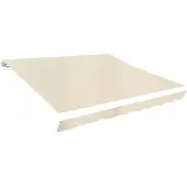 vidaXL Vervangingsdoek voor luifel 350x250 cm polyester crèmekleurig