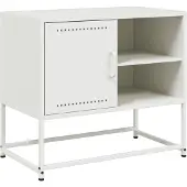vidaXL Tv-meubel 100,5x39x60,5 cm staal olijfgroen