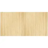 vidaXL Vloerkleed rechthoekig 100x200 cm bamboe lichtnaturel