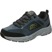 SKECHERS Veterschoen 'Schnürschuh Herren 51893 NVLM Kunststoff (Synthetik) in blau' blauw