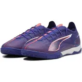 Puma Ultra 5 Match Zaalvoetbalschoenen (IN) Paars Lichtroze Wit