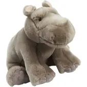 Nature Planet Pluche nijlpaard knuffelbeestje van 18 cm
