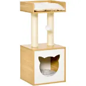 PawHut Paws Kattennest 35 cm x 35 cm x 81 cm