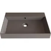 Gliss Design Wastafel lako 70 cm zonder kraangat mat leigrijs