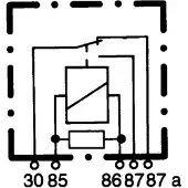 Hella 4RD 933 332-031 Relais, arbeidsstroom