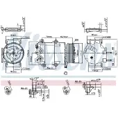 Nissens Compressor airconditioning 890321