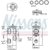 Nissens Expansieventiel, airconditioning 999393