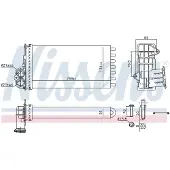 Nissens Warmtewisselaar, interieur verwarming 707268