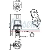 Nissens Drukschakelaar, airconditioning 301140