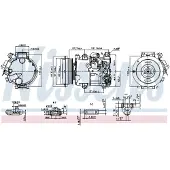 Nissens Compressor airconditioning 890808