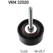 Skf Rondsel/geleiderpoelie, V-riem VKM 32020