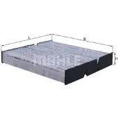 MAHLE ORIGINAL Cabinefilter LAK 1467