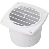 BREG Ventilatierooster met slangaansluiting