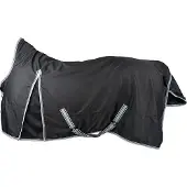 Horka outdoordeken high neck 600D zwart maat 165/215