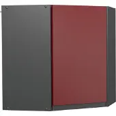 Vicco R-Line Hoek hangkast – 57 cm J-vorm Rood