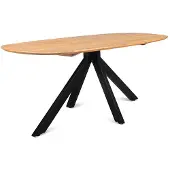 Benoa Eettafel Deens Ovaal Runa 220 (Naturel, 220x110x76cm)