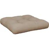 vidaXL Palletkussen 60x60x12 cm stof taupe