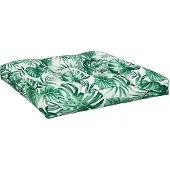 vidaXL Palletkussen bladpatroon 70x70x12 cm