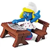 Schleich Smurfin Scholier - De smurfen - - Schoolgirl - 40259