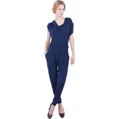 Sarcia.eu Donkerblauwe jumpsuit overall John Zack