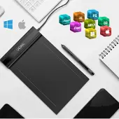 Veikk Tekentablet S640 - grafische teken tablet - Batterij vrije pen