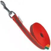 Petlando honden zoeklijn anti slip 10 meter x 20 mm rood