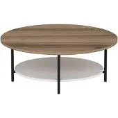 Skye Decor Moderne Eiken Witte Salontafel | 100% Melamine Gecoat | 18mm Dik