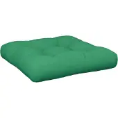 vidaXL Palletkussen 50x50x12 cm stof grijs