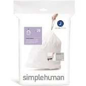 Simplehuman Vuilniszakken met trekband 30-40 liter | code J | 20 stuks