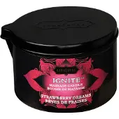 Kama Sutra - vegan massagekaars - aardbei geur - 170g