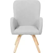Beliani Bjarn - Fauteuil - - grijs - 60x55x90
