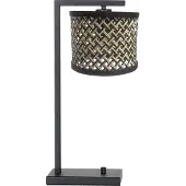 Steinhauer Tafellamp Stang Met Dimmer En BambØ Kap