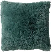 Dutch decor - FLUFFY - Sierkussen 60x60 cm - superzacht - XL kussen - Sagebrush Green - groen