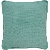 Dutch decor - BOWIE - Sierkussen 45x45 cm - van gewassen katoen - Jadeite - lichtgroen